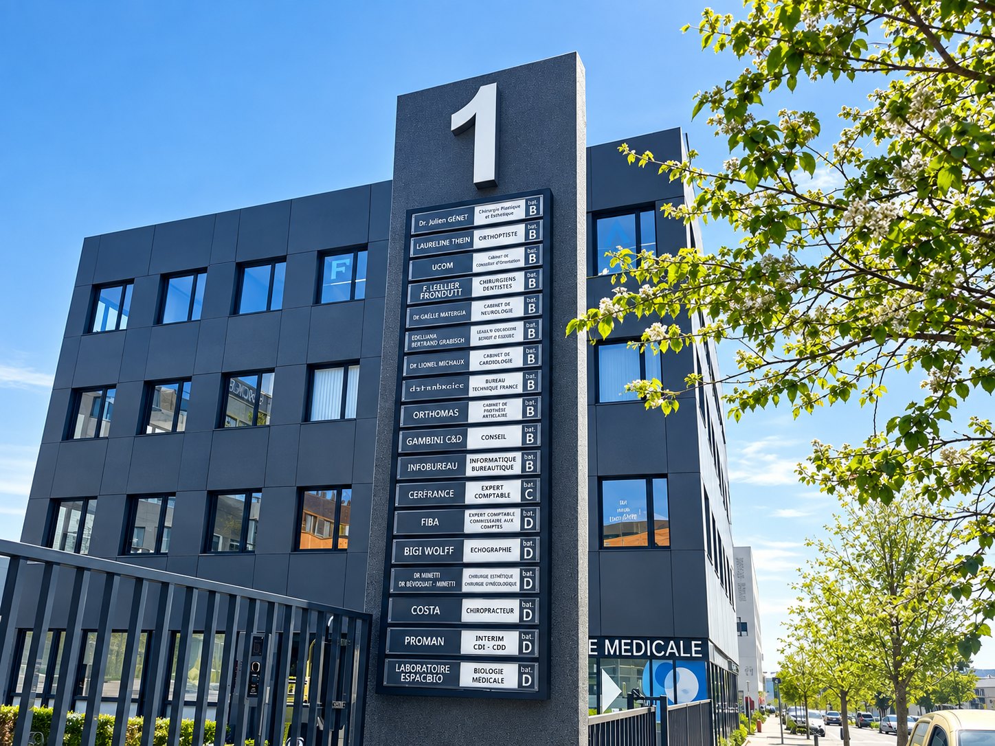 Le bâtiment du cabinet Bigi Wolff & Dufour au 1 rue de Sarre — Bâtiment D, Metz Actipôle